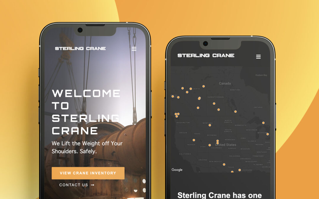 Website Design and Development for Sterling Crane