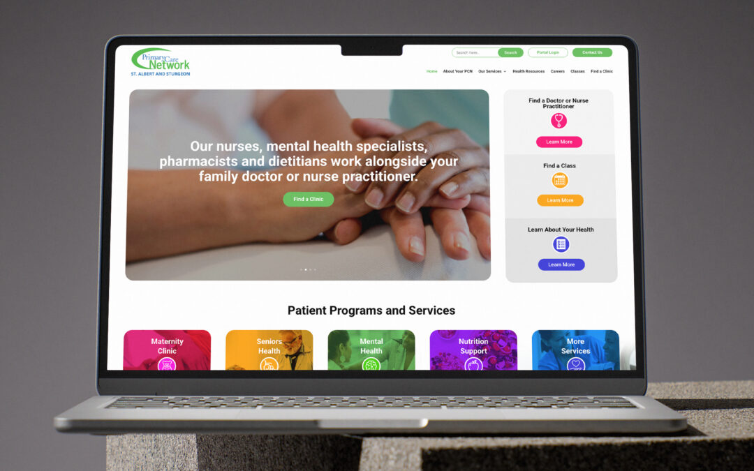 Medical Website Redesign for PCN